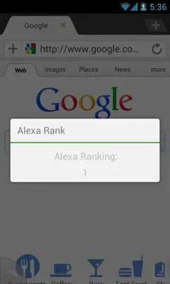 Alexa Rank android App screenshot 0